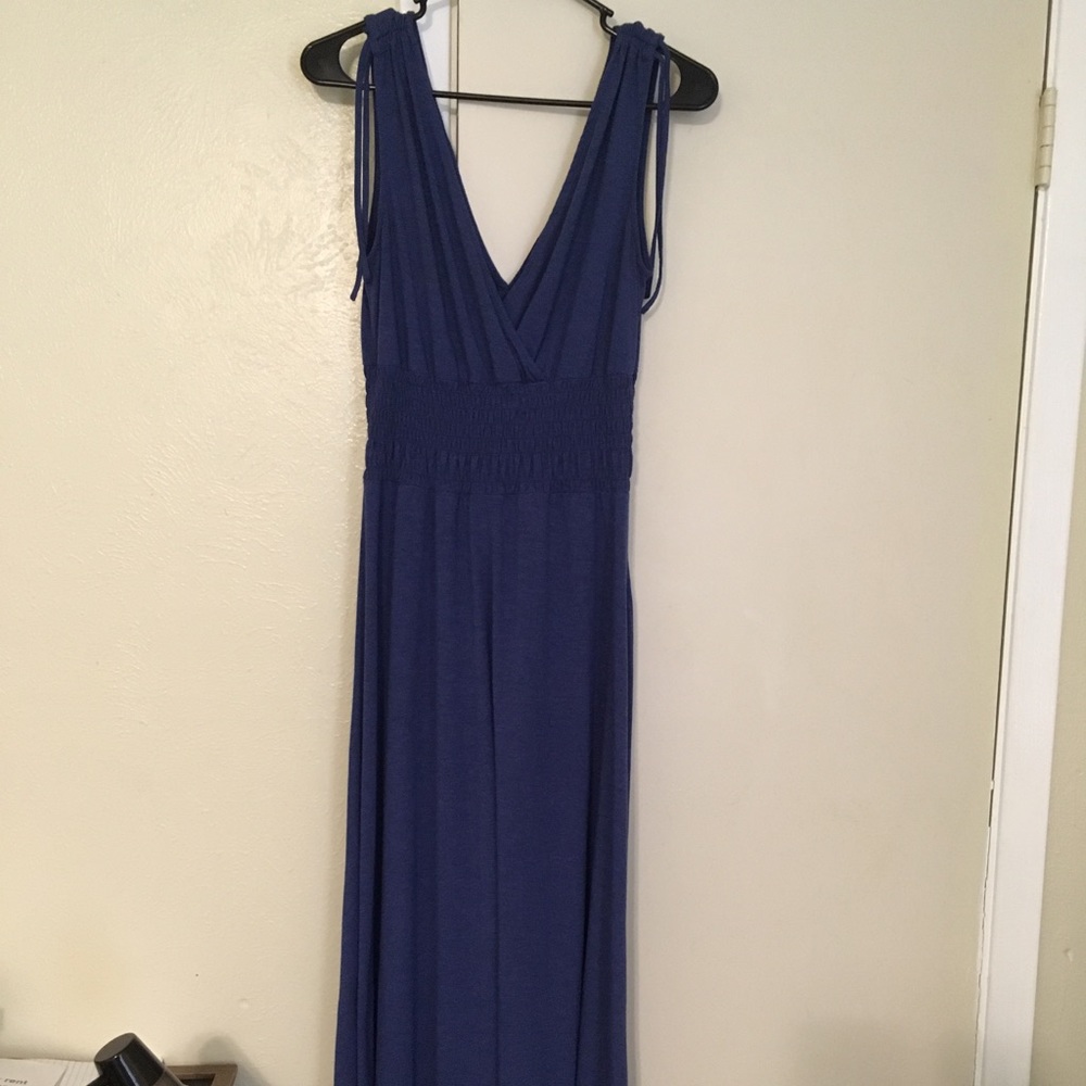 Blue maxi dress
